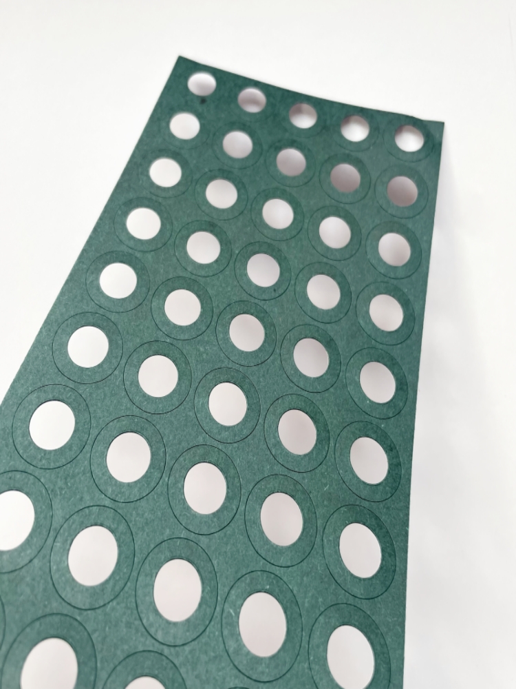 100PCS 18650/21700 Li-Ion Batterie Isolierung Dichtung Gerste Papier Batterie Pack Zelle Hohl Isolierende Elektrode Isolierte Pads