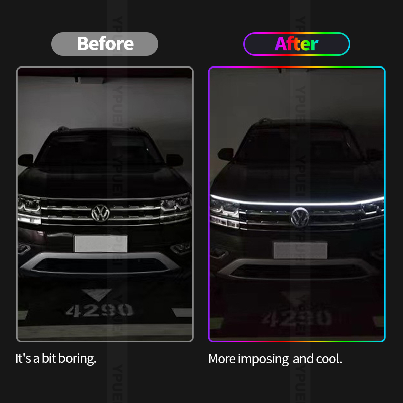 Strip lampu LED siang hari untuk NISSAN ALTIMA MAXIMA MICRA PULSAR Qashqai SENTRA PHY 12V Scan mulai kap mobil lampu