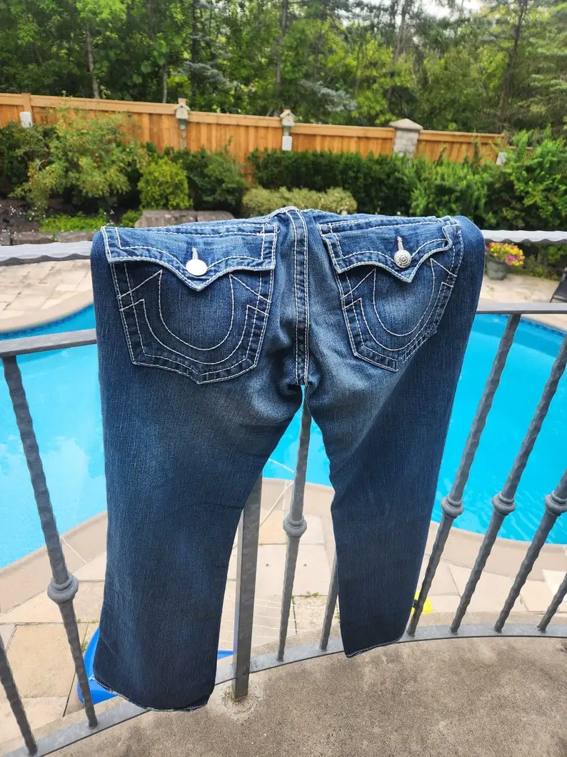 女性のためのレトロなハイウエストジーンズ,y2kデニムパンツ,ゴシックポケット,刺繍された青いバギー,ヒップホップストリートウェア,レジャー