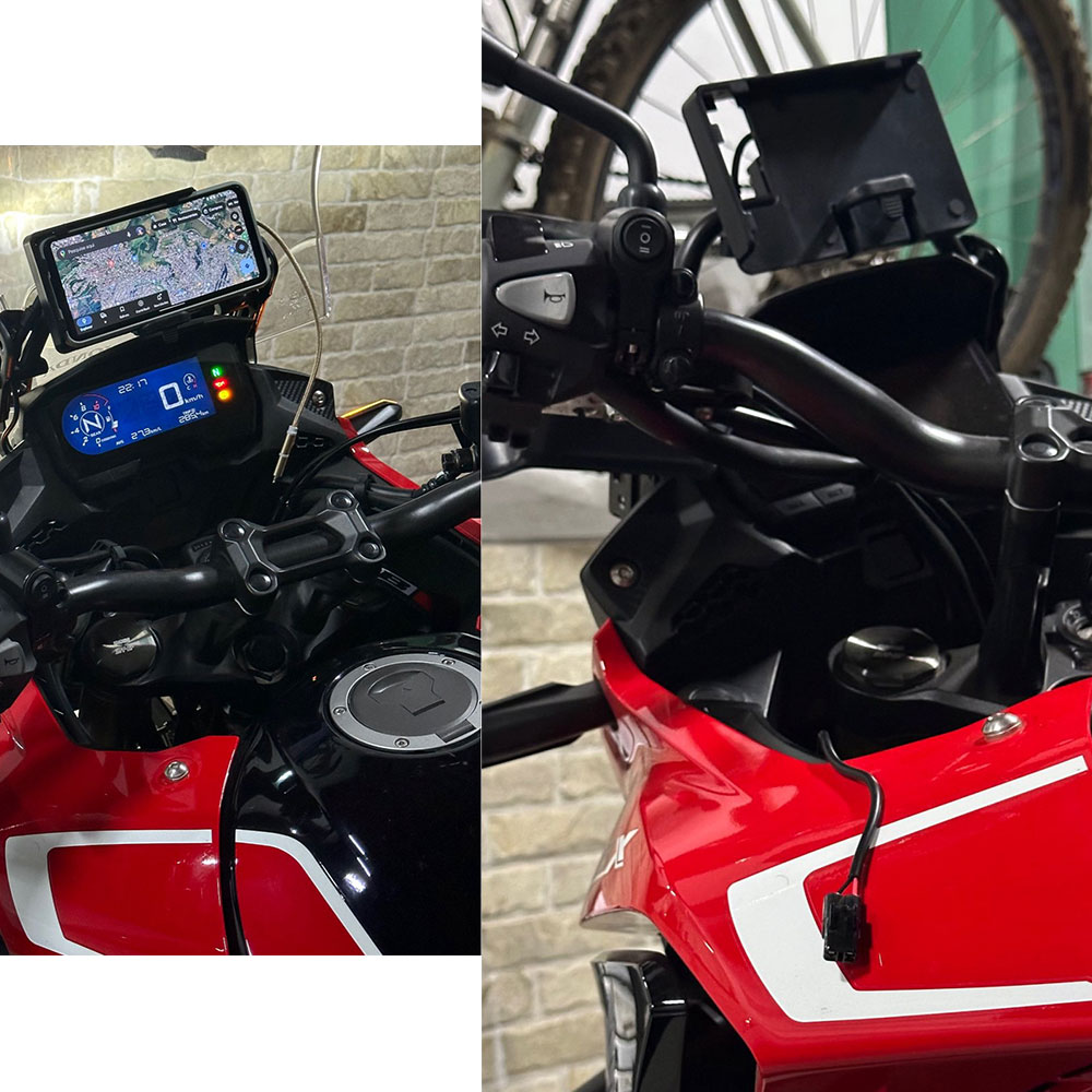 ハンドヘルド GPS ナビゲーター USB 充電器オートバイ電話ナビゲーションホルダー BMW R1200GS R1250GS CRF1000L アフリカツイン ADV F800GS GS