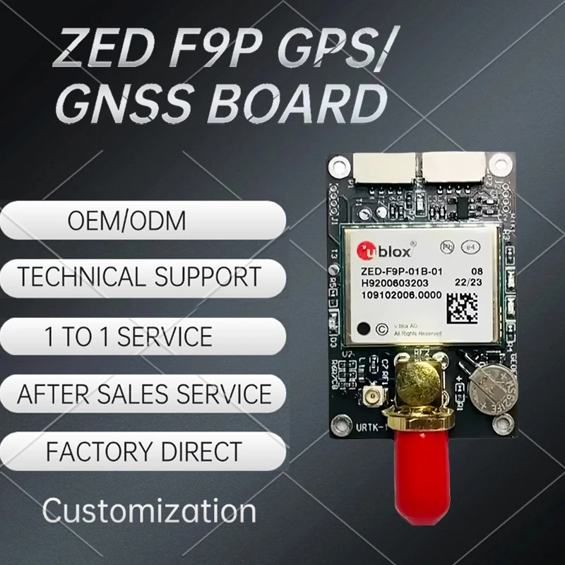 gps module ZED-F9P ZED-F9P-01B-01 RTK High Precision GNSS/GPS receiver board with S MA and USB GNSS Board Development Board