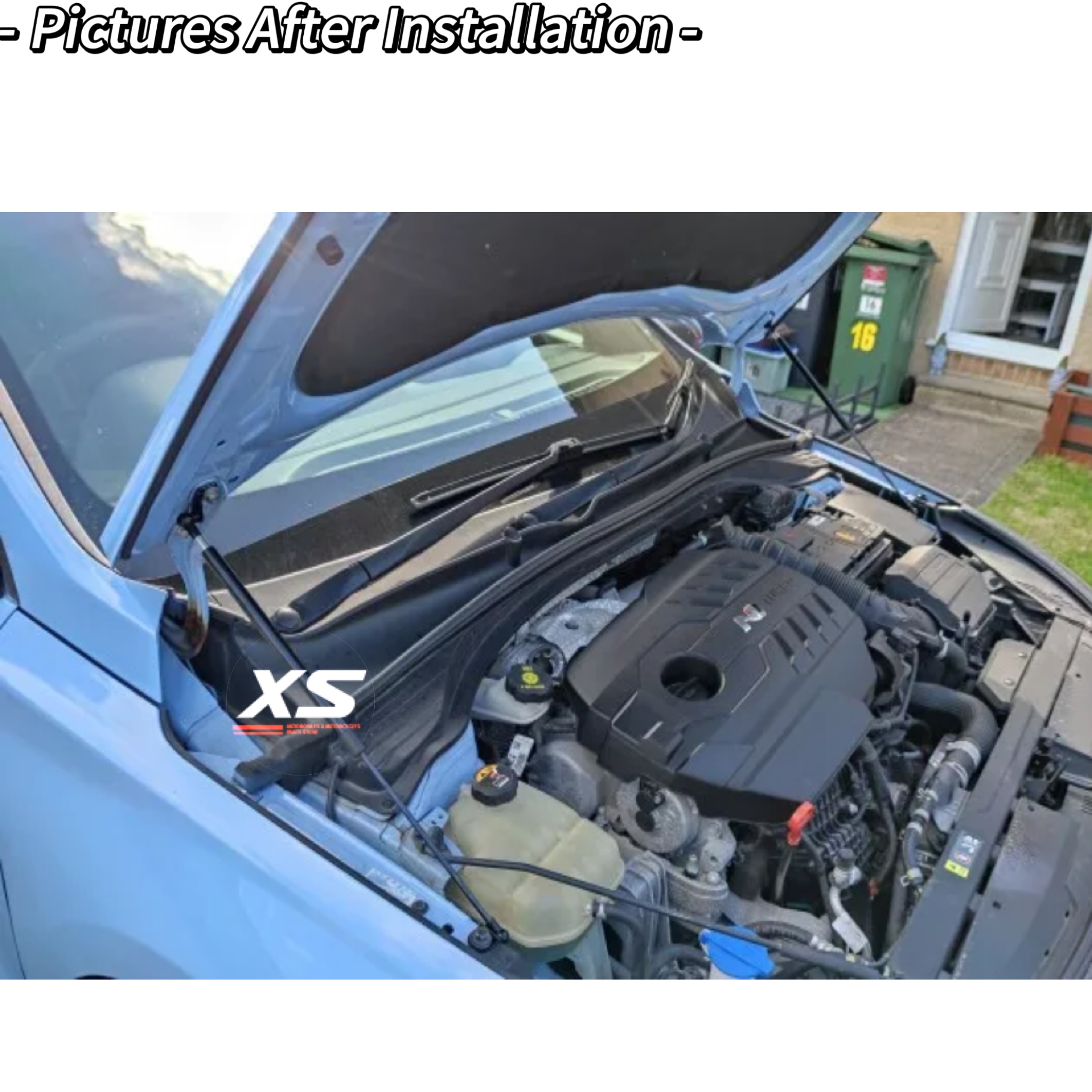 Modify Hood Struts For Hyundai i30 PD 2016-2024 For Hyundai Elantra GT Front Bonnet Lift Support Shock Dampers Cylinder Verins