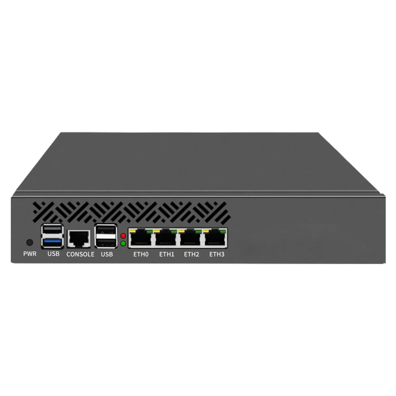Partaker Firewall Hardware Network Security Server Mini 1U 9.5 Inch Rack-mounted Intel N100 4 LAN 2.5Gb 1G/10G SFP OPNsense