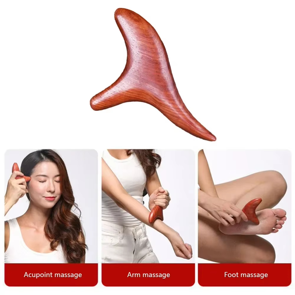 1PC Hals Fuß Holz Trigger Punkt Massage Gua Sha Werkzeuge, Home Gym Professionelle Holz Therapie Massage Werkzeug für Hinterbein Hand Gesicht