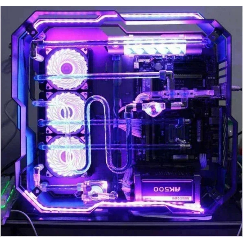 I7 11700F RTX2060 3060Ti 3070Ti PC de ordenador de juegos DIY de escritorio, ordenador de juego de refrigeración por agua de alta gama