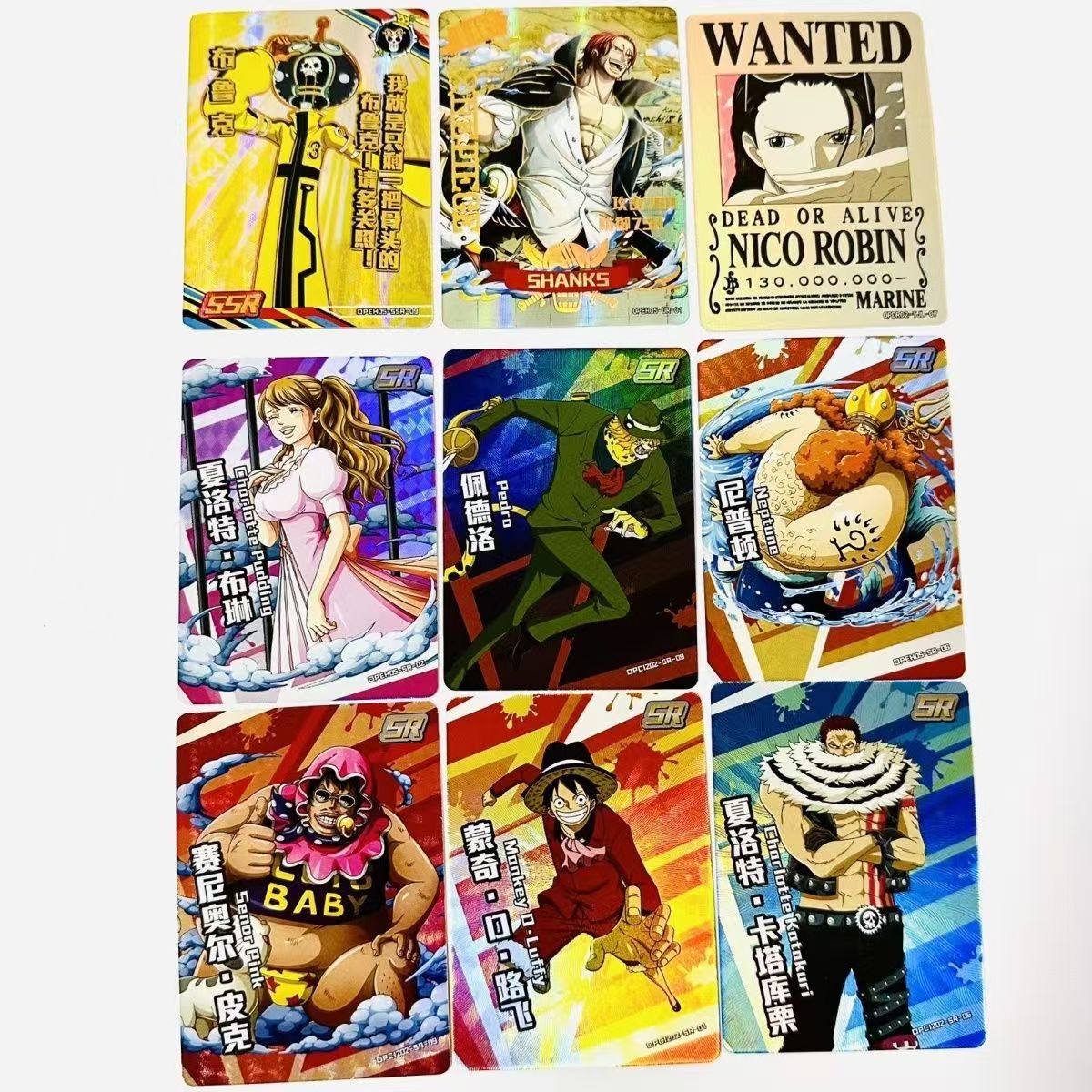 Cartas coleccionables de Anime de una pieza, juego de cartas coleccionables de Luffy Zoro, Sanji Nami TCG, caja de refuerzo