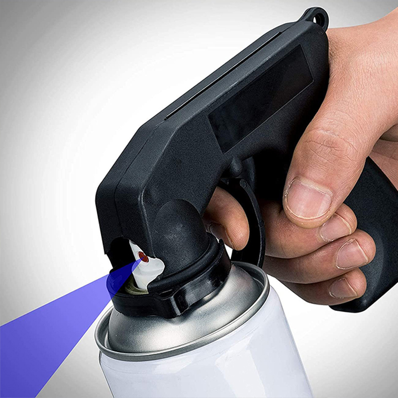 Adaptador de botella pulverizadora de pintura, mango de pulverización de Aerosol con gatillo de agarre completo, Collar de bloqueo, herramienta de reparación de mantenimiento, accesorios para coche