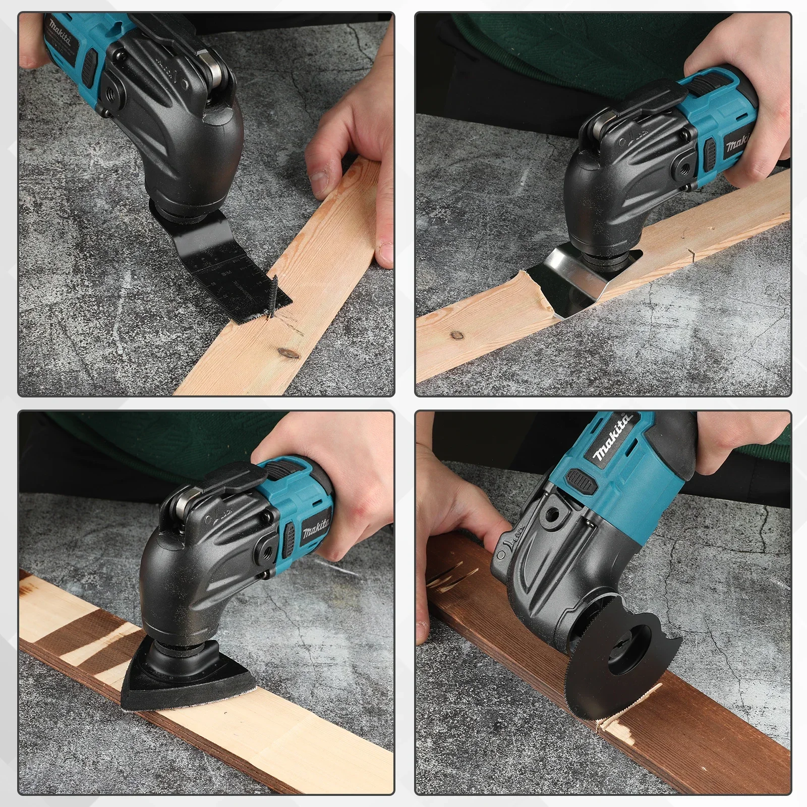 Makita 18V Trimming Cutter: 6-Gear Settings, 18/20V Li-Ion Battery, 340-326mm Length, Multi-Use for Sawing, Cutting, Shoveling
