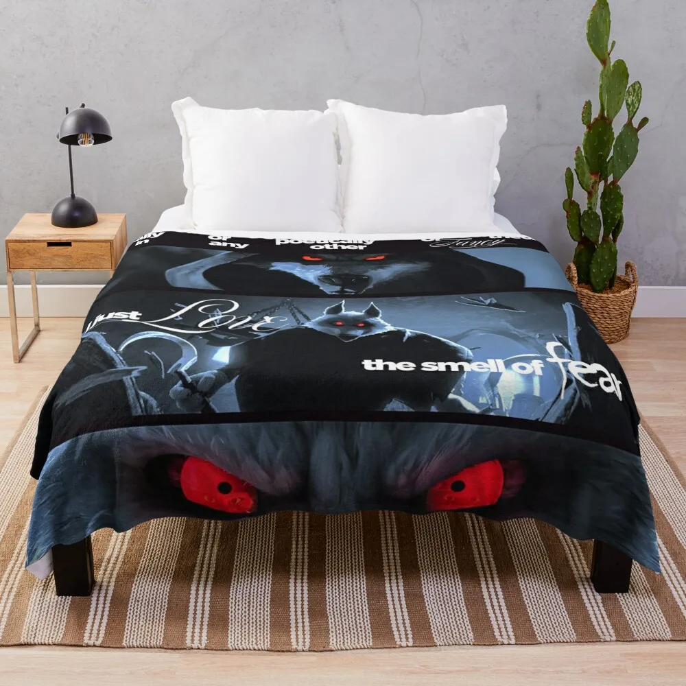 Puss In Boots serigala Death Throw selimut lucu selimut tipis