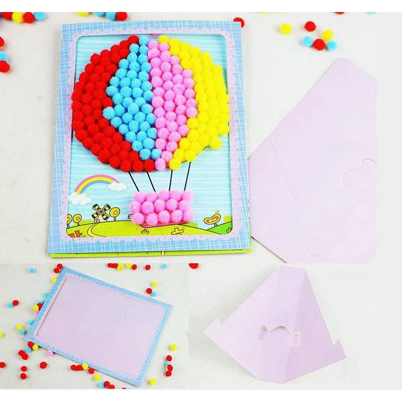 500 Pcs 10Mm Soft Round  Pompoms Ball Mixed Color DIY Decoration Craft Making And Hobby Supplies