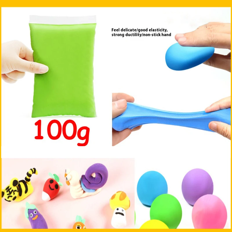 Arcilla súper ligera, arcilla de modelado de polímero seco al aire, arcilla de moldeo de barro colorida y creativa suave, manualidades DIY, regalos para niños