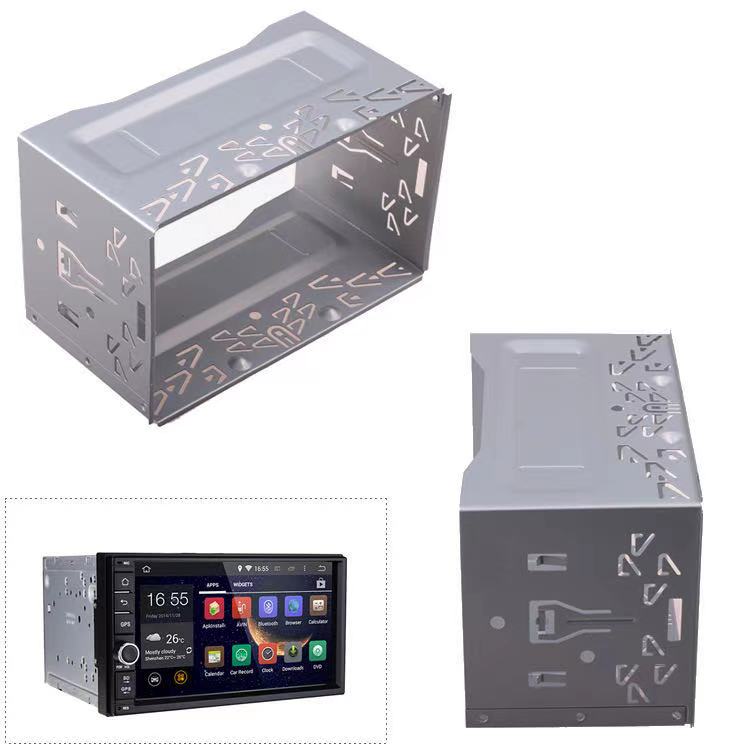 2Dinステレオラジオフレーム用ユニバーサルDVDプレーヤー,日焼け止めパネル,オーディオマウント,アクセサリーキット