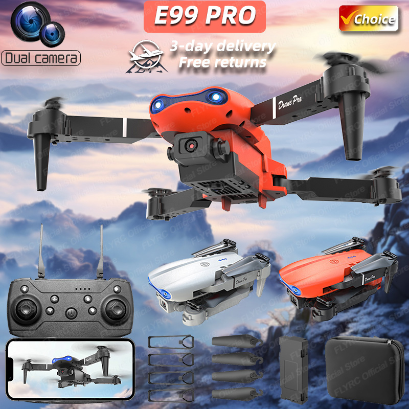 MINI E99Pro 4K Профессиональный RC Дрон С Широкоугольной Двойной HD-камерой Складной 5G WIFI FPV Дрон Для Аэрофотосъемки В По...