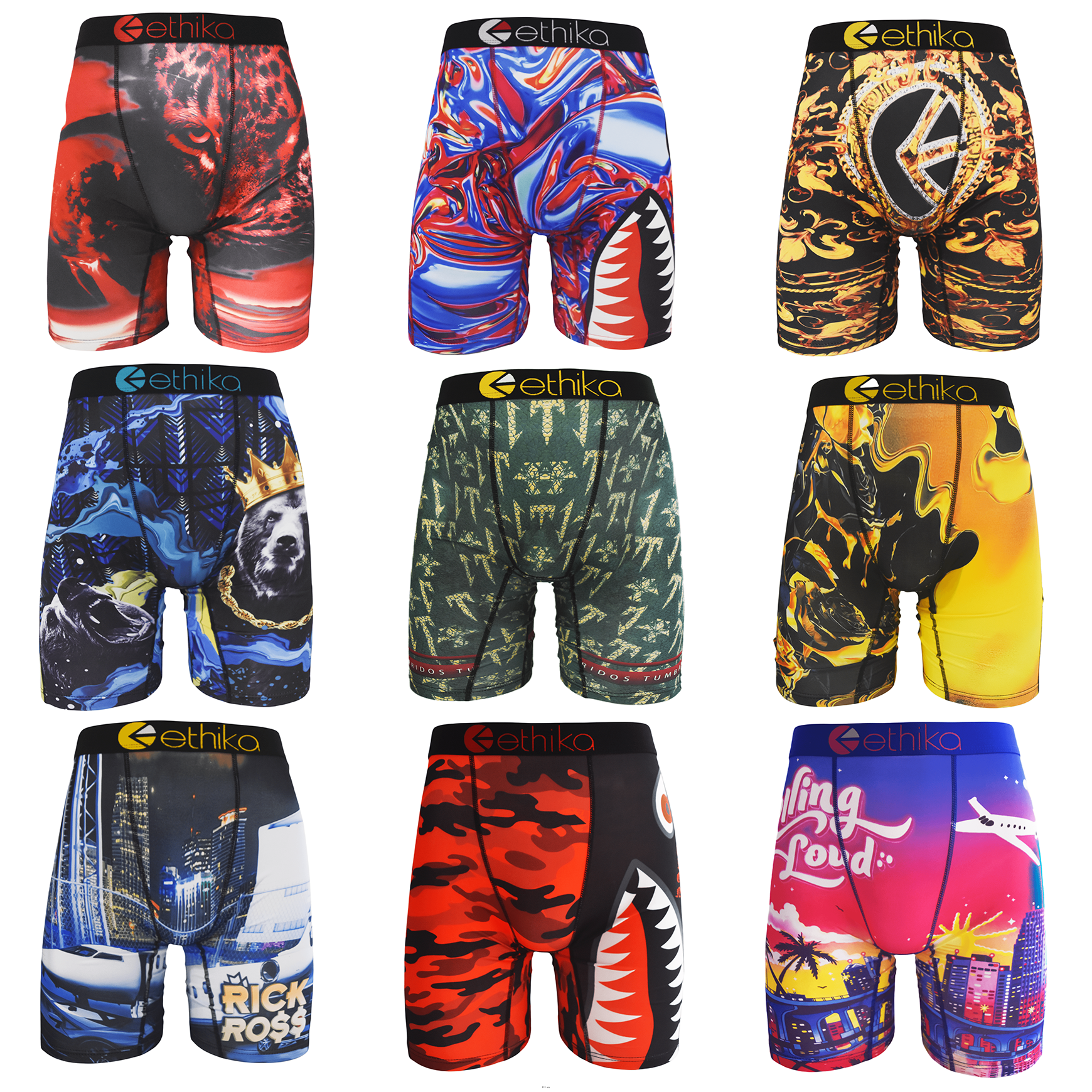 ETHIKA сексуальные мужские трусы-боксеры, мужское нижнее белье, мужское нижнее белье для горячих мужчин, трусики унисекс