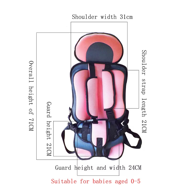 Crianças assento de carro para crianças assento de segurança almofada proteção anti-skid almofada universal colchão de carro portátil carrinho de compras esteira