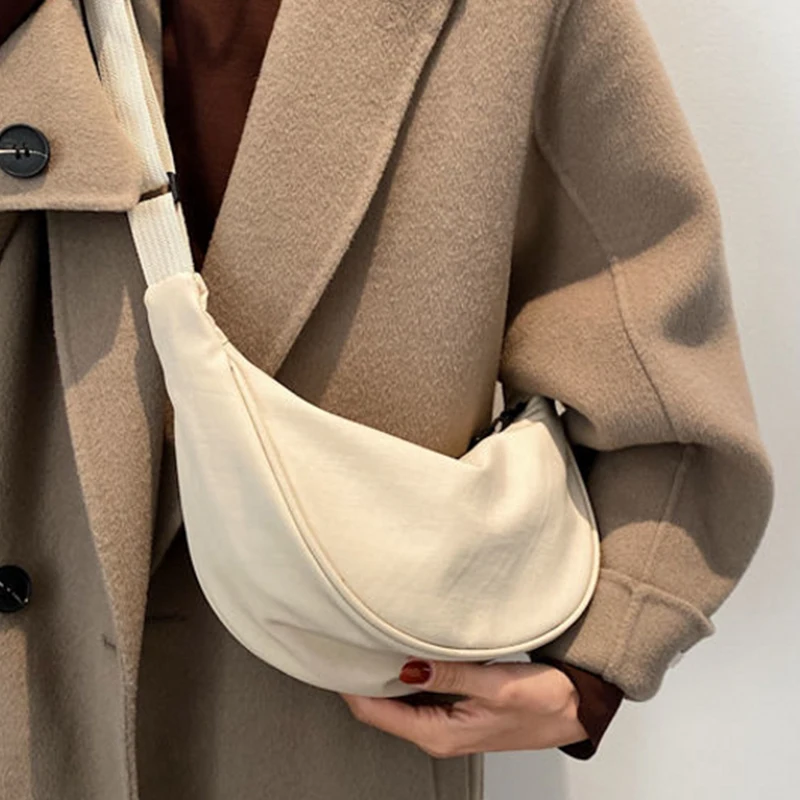 Mode Knödel Handtasche für Frauen Klassische Designer Schulter Taschen Leder Nylon Umhängetasche für Frauen Messenger Tasche Weibliche