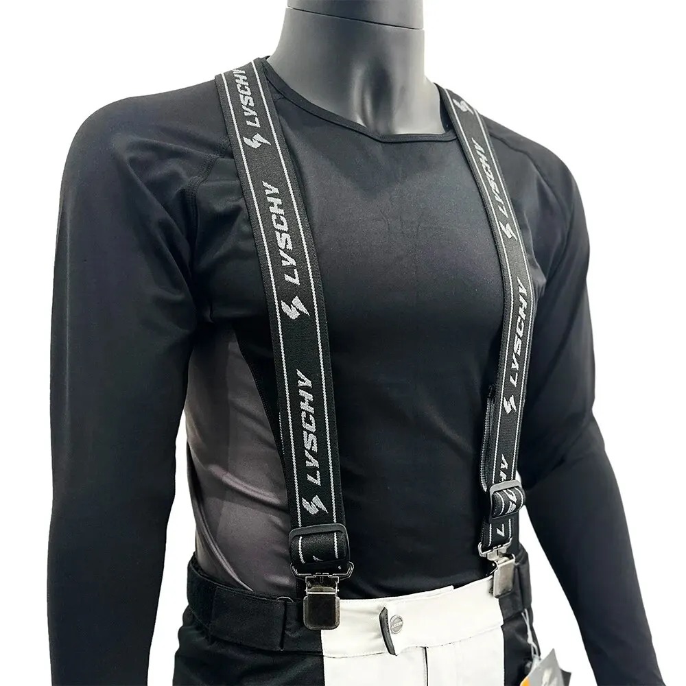 Factory Supply High Elastic Adjustable Y Suspender Shoulder Straps Motorcycle Racing Men Women Pants Trousers Braces Green Black