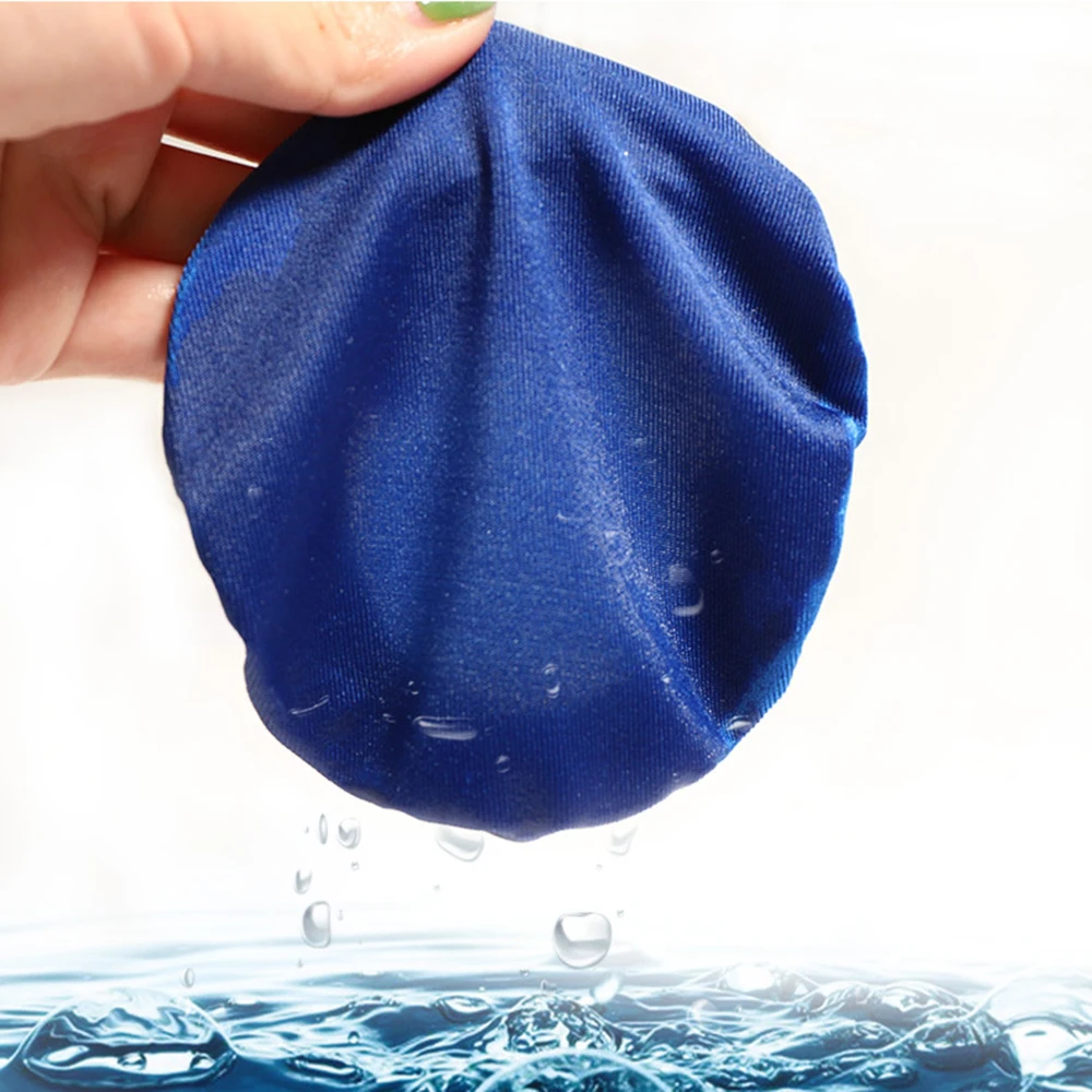 Auriculares reutilizables, higiénicos, universales, lavables suaves, protectores elásticos a prueba de polvo, almohadillas para los oídos, tela no tejida duradera, 1 par