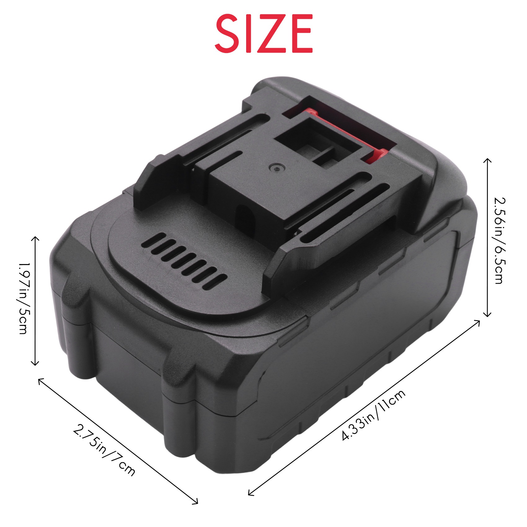 BABQ Li-Ion Battery Case Circuit Board PCB for Lomvum Zhipu Hongsong Jingmi No Original Makita 18V Lithium Battery, 10 Hole