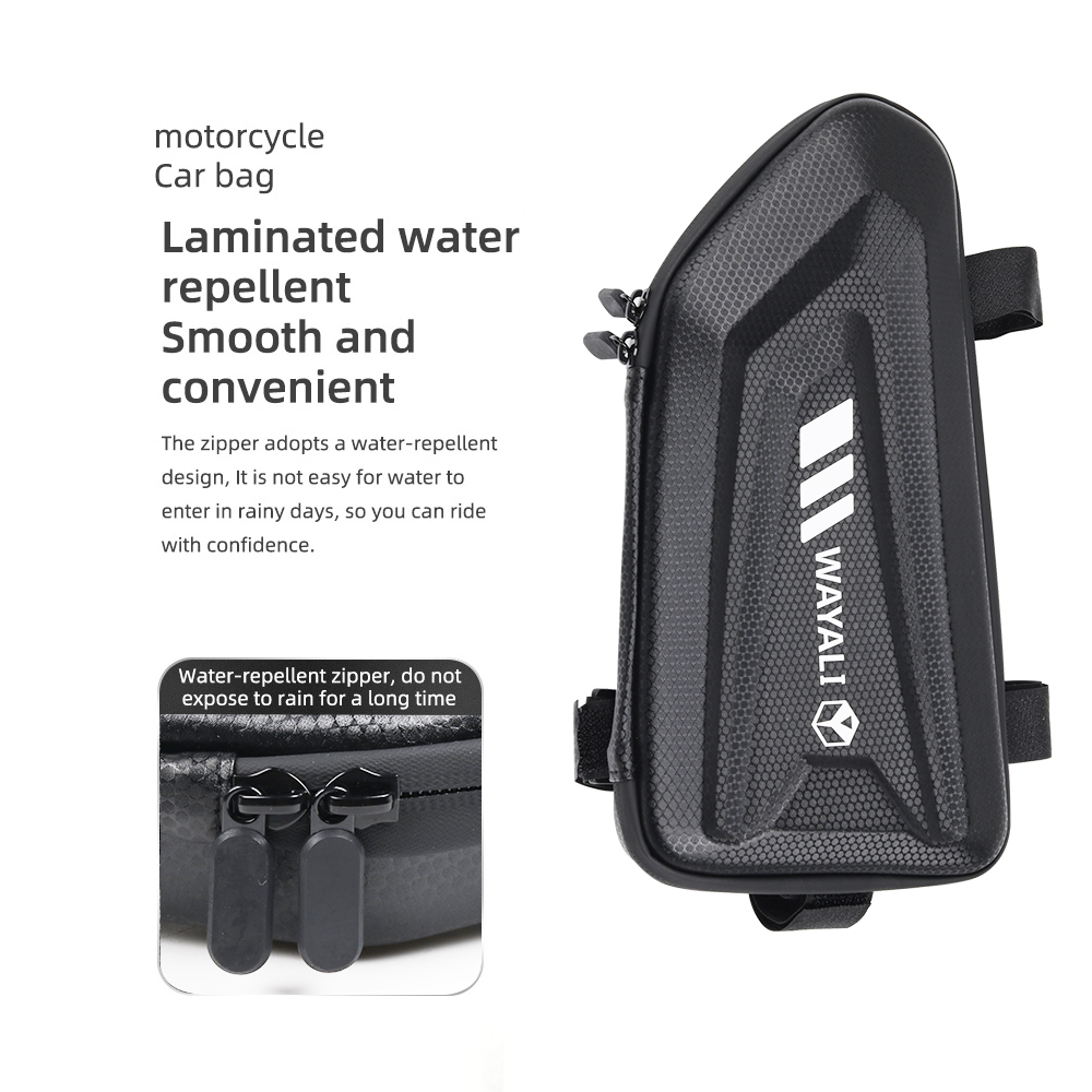 Bolsa lateral universal para motocicleta, para voge, yamaha, honda, suzuki, kawasaki, super soco, ferramenta de carenagem, à prova d'água, bolsa triangular