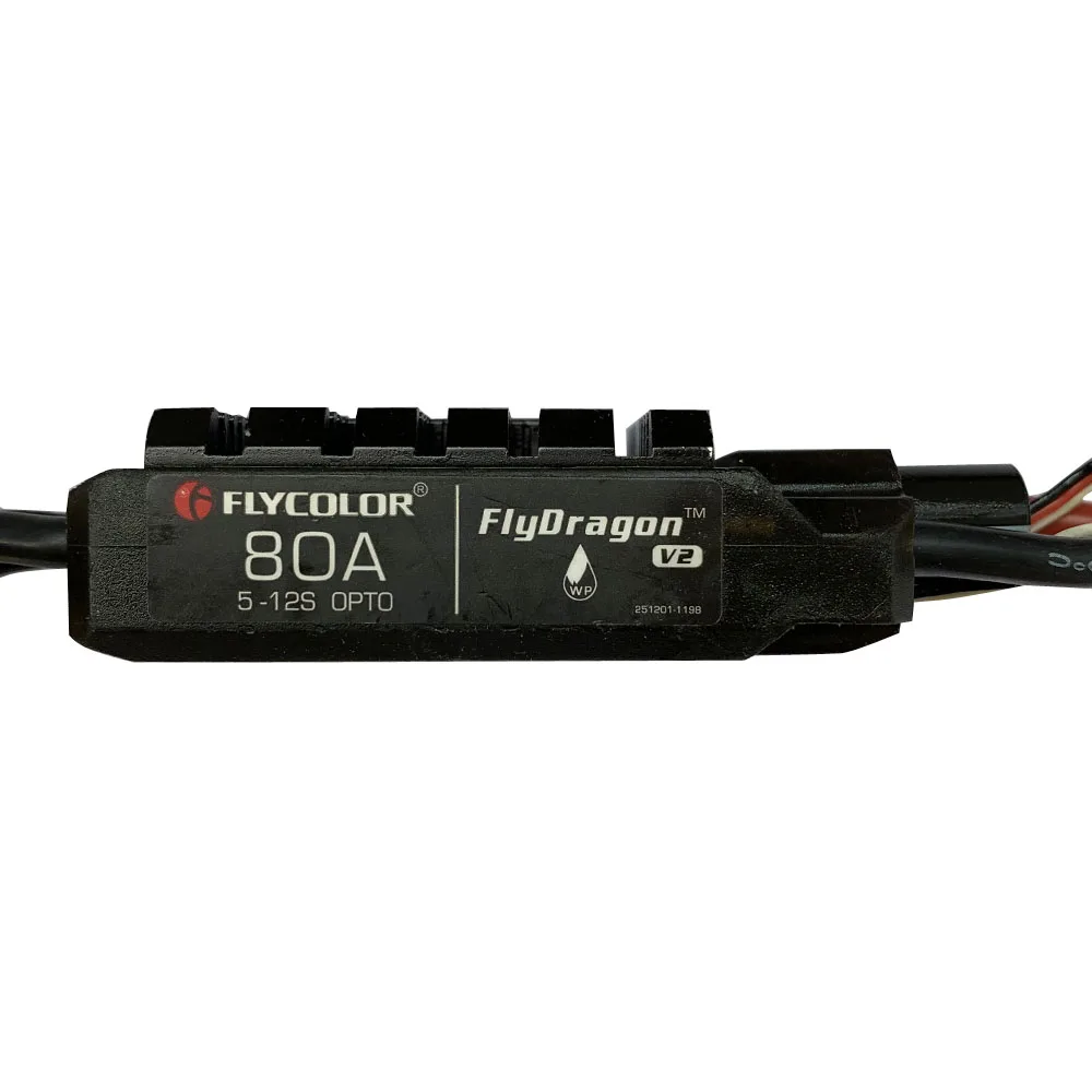 Segunda mão flycor esc flydragon v3/v2 80a multi eixo proteção de plantas agrícolas uav 6-12s ajuste elétrico de alta tensão