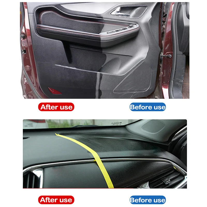 เครื่องฟื้นฟูพลาสติกรถยนต์ Back To Black Gloss ผลิตภัณฑ์ทําความสะอาดรถยนต์ หนังพลาสติกคืนเครื่องขัดเงาอัตโนมัติและซ่อมแซมเคลือบสารเคลือบ Renovator