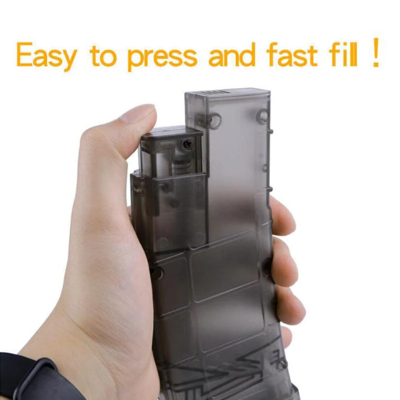 ยุทธวิธีAirsoftพลาสติกBB Speed Loader 500 รอบCS WarเกมCombatยิงBB Loaderการล่าสัตว์Paintballอุปกรณ์เสริม