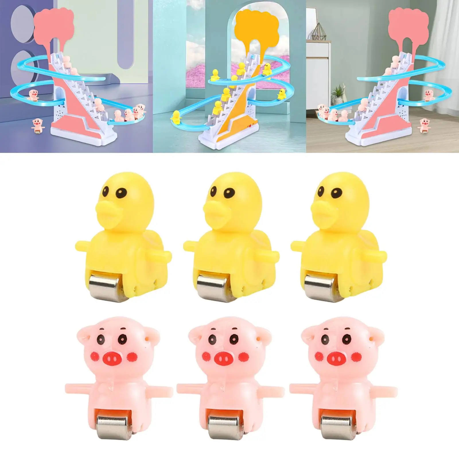 3Pcs Slide บันไดของเล่นอะไหล่เปลี่ยนชุดปีนบันไดของเล่น Accs ไฟฟ้า Track เกมสำหรับเด็กวัยหัดเดินเด็กชายหญิง