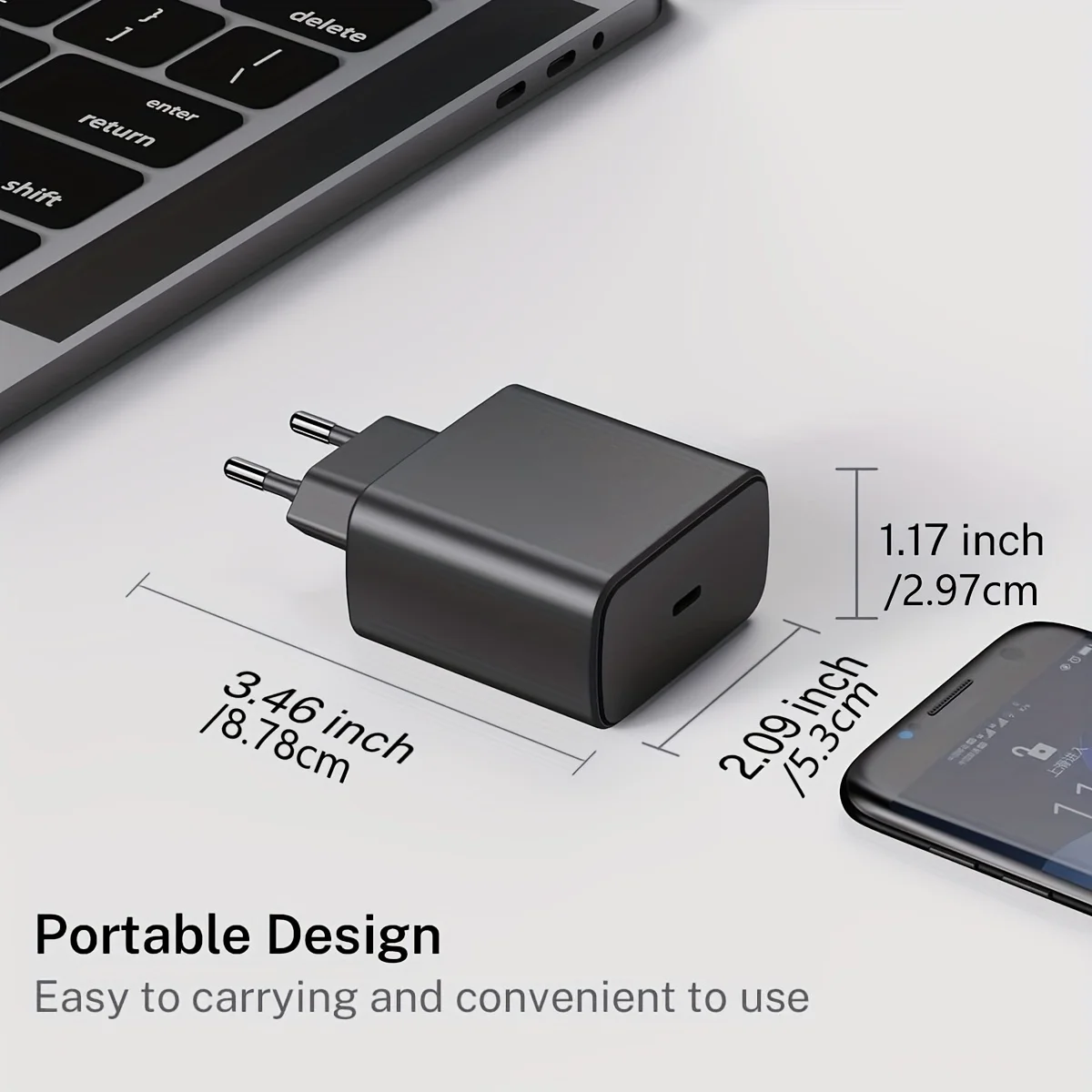 Ładowarka USB-C do telefonu komórkowego 45 W Wtyczka do szybkiego ładowania Adapter ładowarki do telefonu komórkowego Odpowiedni do tabletu telefonicznego Wtyczka do szybkiego ładowania