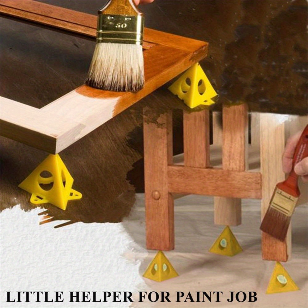 10Pcs Pyramid Stands Painter's Painting Stands Mini Cone Paint Stands for Canvas and Door Risers Support Painting Pyramids