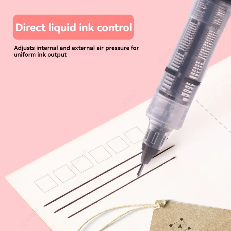 7pcs ที่แม่นยํา Roller Ball ปากกา,0.28/0.38/0.5 มม.Extra Fine Nib Liquid Ink ปากกาลูกลื่น, สําหรับเขียนโรงเรียนเครื่องเขียน Office