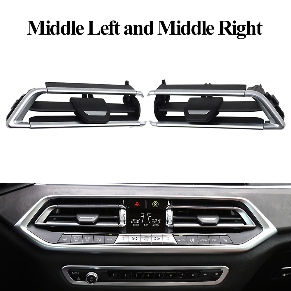 車のフロント左右ミドル AC ベントグリルエアコンブレードスライダークリップ修理キット BMW X5 G05 X6 G06 X7 G07 64119458543