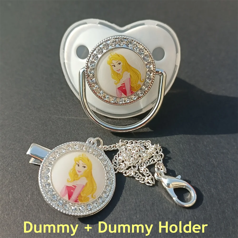 Bán Bling Núm Vú Và Kẹp Dây Chuyền Cho Bé Tặng BPA Silicone Cho Em Bé Cho Em Bé Mickey Chuột vua Sư Tử
