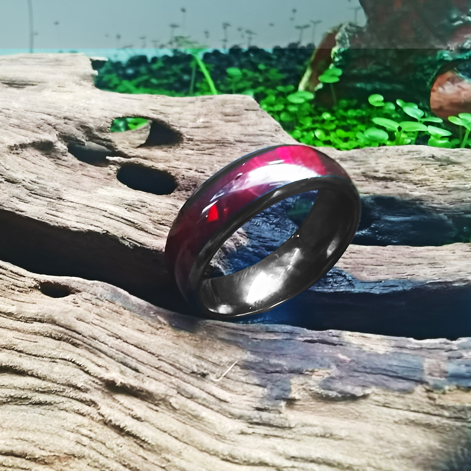 Ntag216 NFC Epoxy keramische vingerring Programmeerbare 888 bytes voor mannen of vrouwen Cadeauring