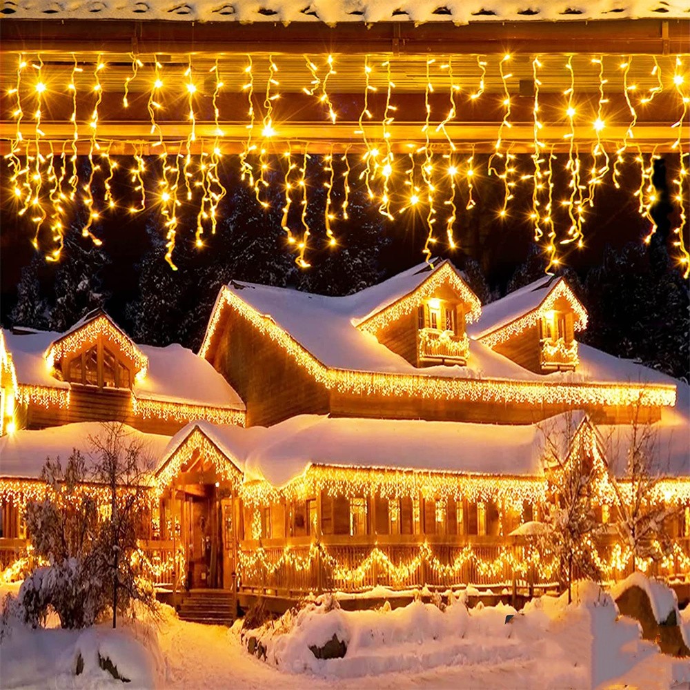 5 m 96SMD White Holiday Festival Curtain Wedding Lights LED String Strip ice bar lamp Garlands for PARTY FAIRY CHRISTMAS NEW