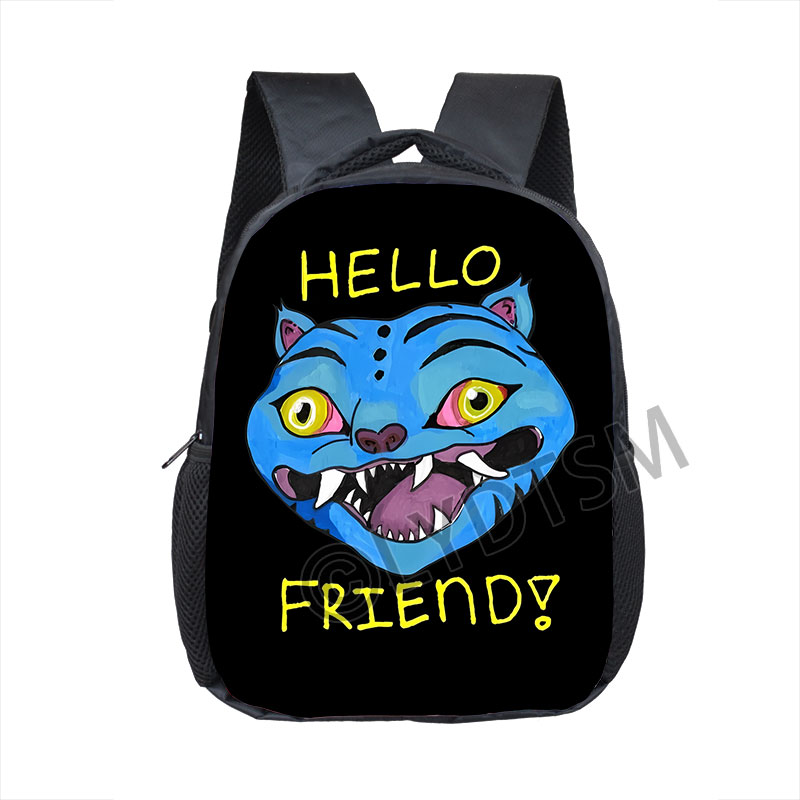 12 Polegada kpop demon hunters crianças mochila mira rumi zoey dos desenhos animados crianças bookbags bebê daypack crianças sacos de presente