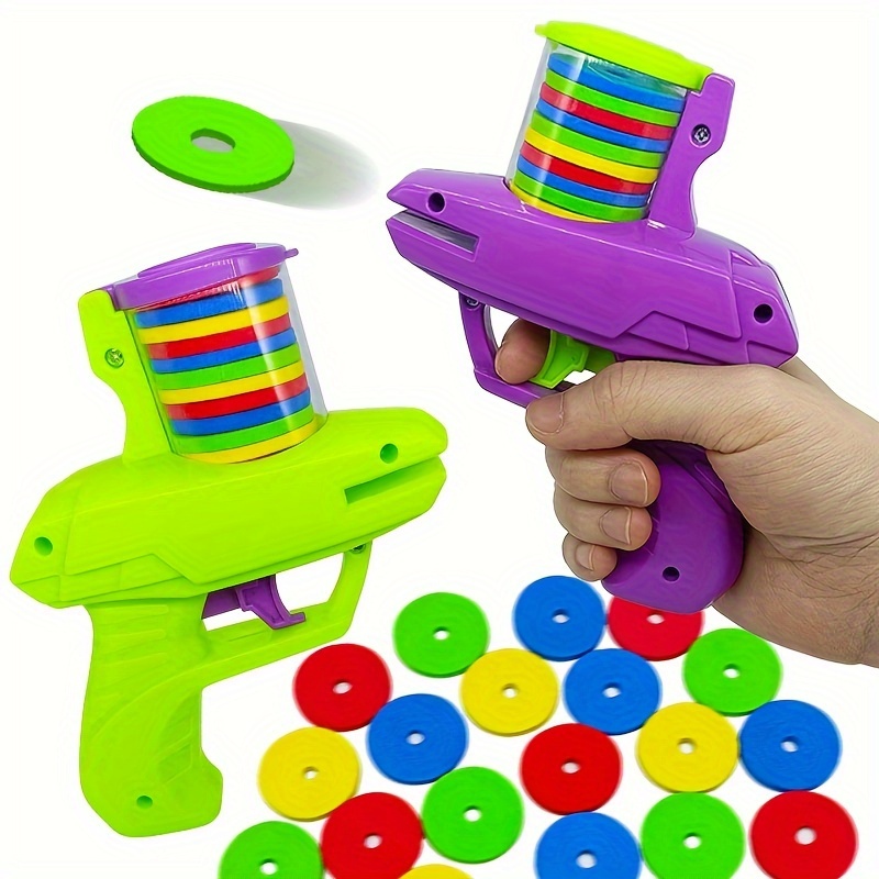 Pistola de bala suave para niños, juguete, pistola OVNI, puede fuego, pistola de ráfaga de espuma, interacción entre padres e hijos, expulsión, regalo de vacaciones para niños