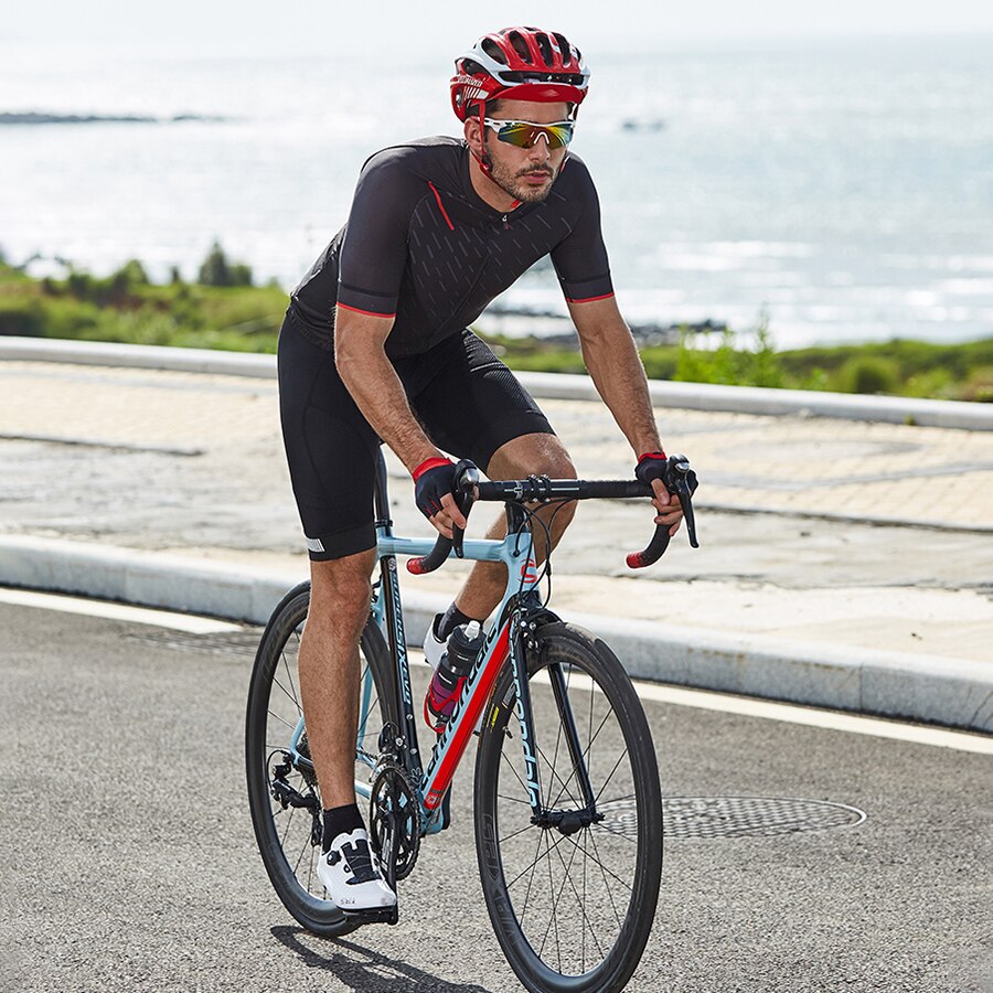 男性と女性のためのプロのサイクリングビブショーツ,自転車の服,3Dパッド,男性と女性のためのタイツ,夏の自転車の服,サイクリスト