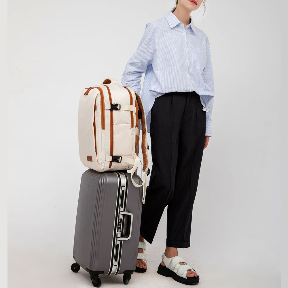 Geestock トラベルバックパック Ryanair 40x20x25 トラベルキャビンバッグ 45x30x20 Easyjet 飛行機キャビンバックパックスーツケースラップトップバックパック