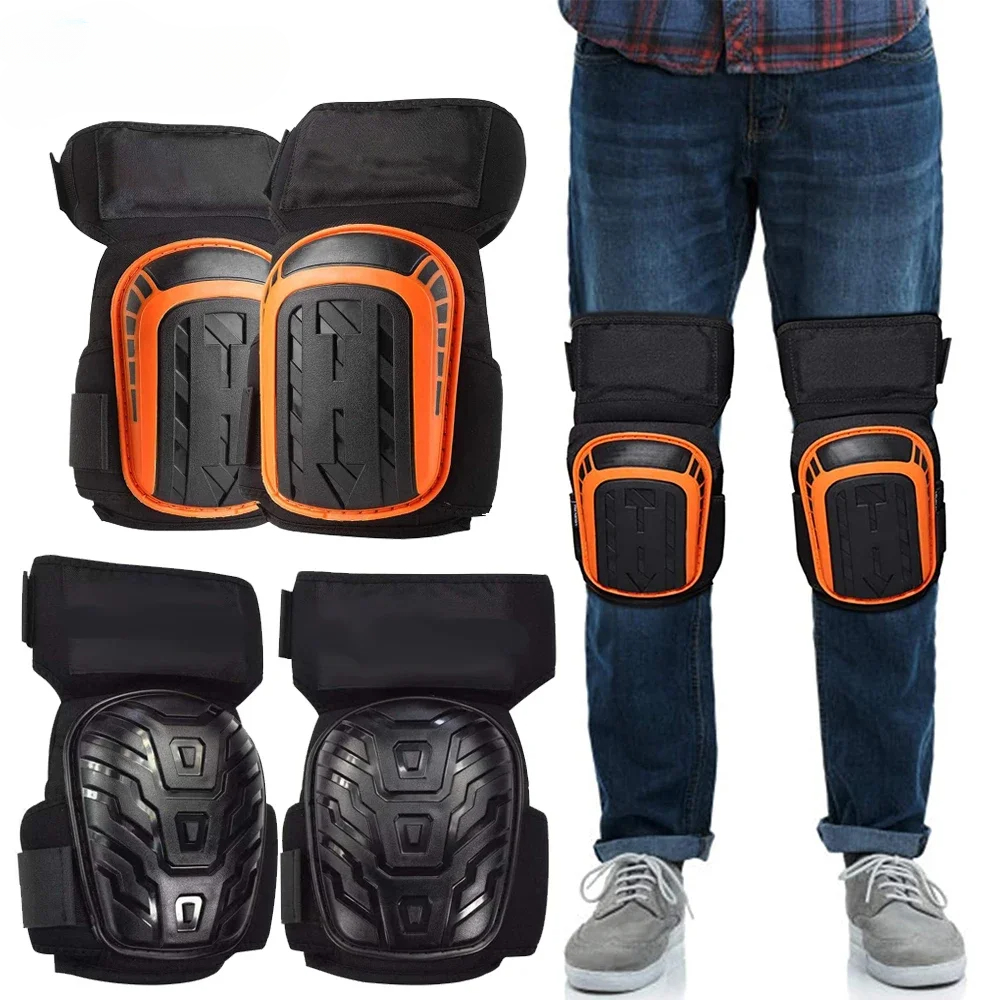 床作業用膝パッド1組、建設用膝パッド、男性/女性用高耐久膝パッド、床用快適膝パッド