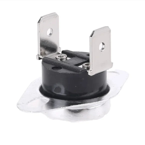 Sensor de temperatura KSD301, interruptor de control de temperatura, botón de anillo fijo, normalmente cerrado, 10A, 100 V, 40/85/95/250/125C-160 grados