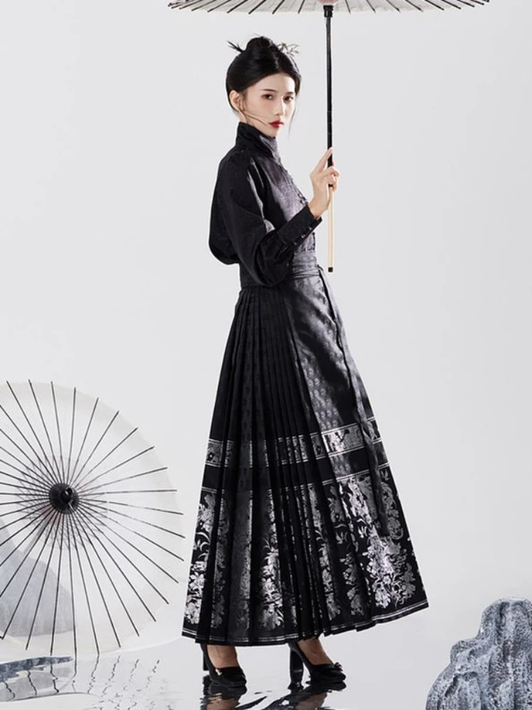 ヴィンテージシャツ女性シックな中国風のハイストリートオールマッチパーティー長袖トップスホリデー人気春秋 Camisas Mujer