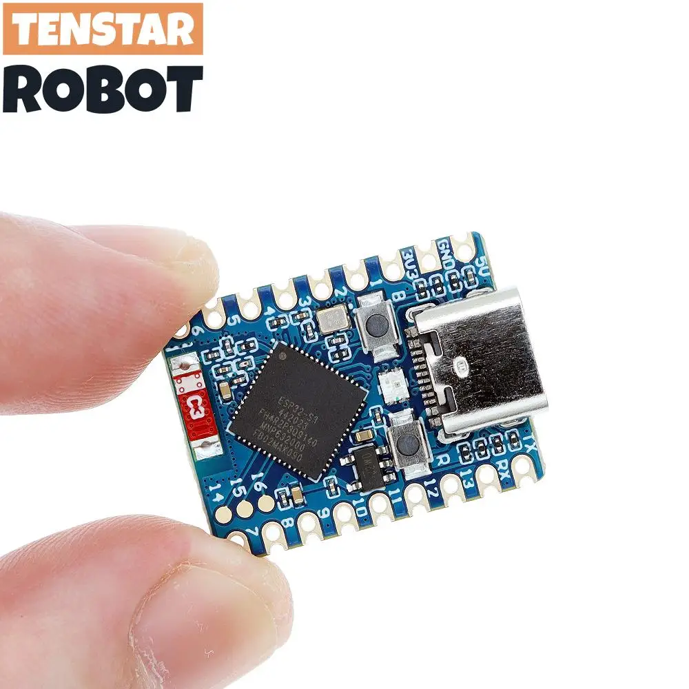 TENSTAR ESP32-S3-Zero ESP32-C3-Zero Mini placa de desarrollo WiFi Bluetooth tamaño ultrapequeño ESP32-S3-FH4R2 C3 Supermini