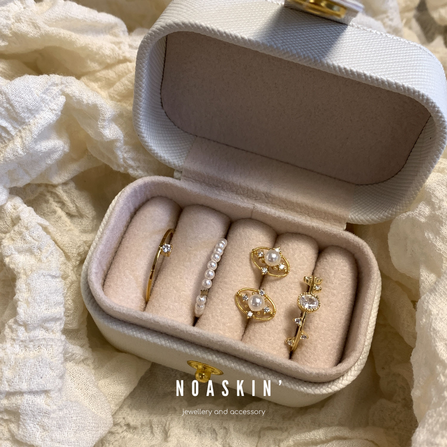 Mini Ring Box Tragbare Kleine Schmuck Organizer Display Reise Einfache Mini Geschenk Fall Boxen Leder Ohrring Halskette Halter
