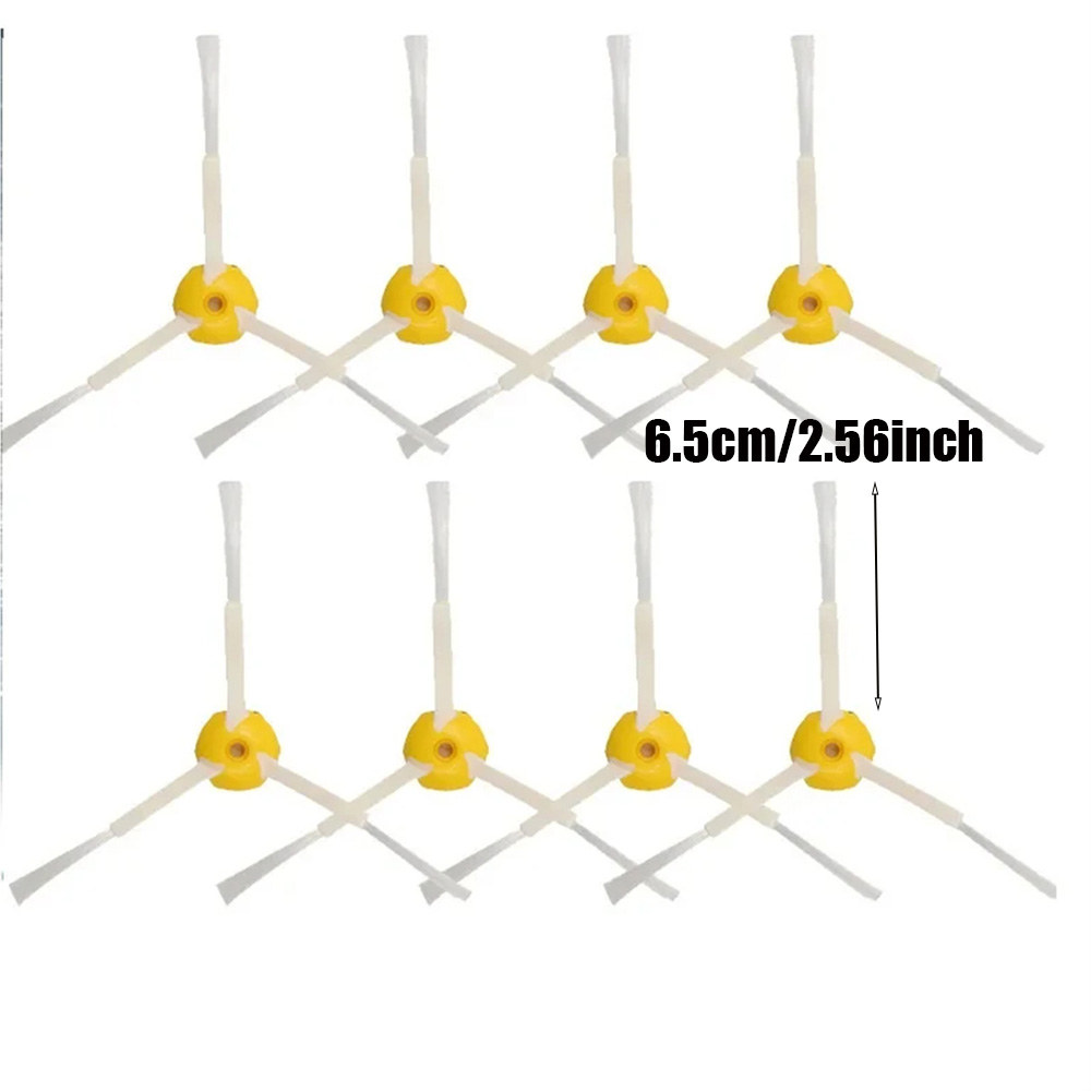 8PCS Side Brush Parts For Robotic Vacuum Cleaner Accessories Filter Roller Brush Edge Home Filter Wheel Replacement Accessories