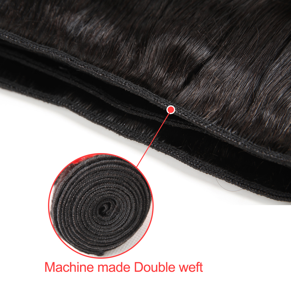 ブラジルの自然なヘアエクステンション,二重よこ糸,26インチ,28インチ,30インチ,50g, 1バンドル,3バンドル,4バンドル