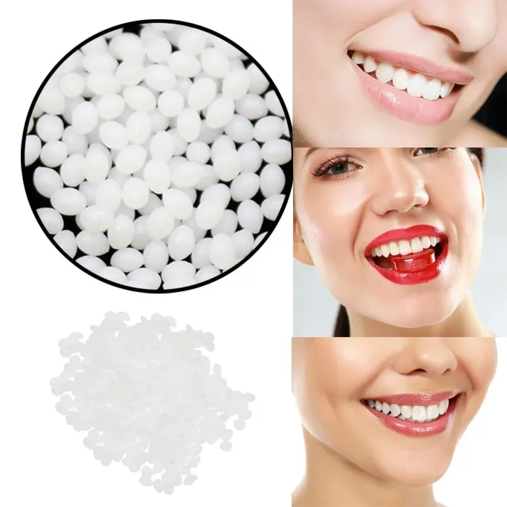 Perles de réparation dentaire temporaire, dents cassées manquantes, matériau de remplissage dentaire, fausses dents de qualité alimentaire, colle solide, prothèse dentaire