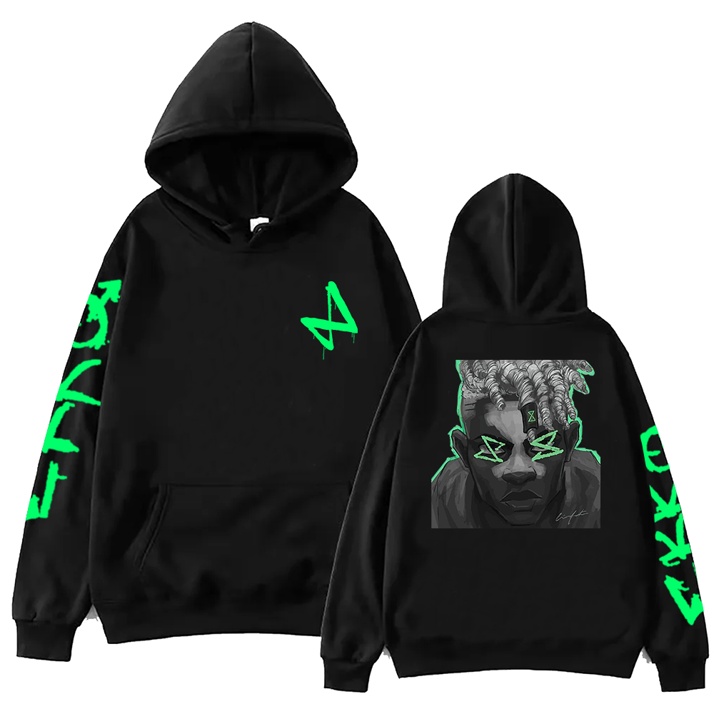 Arcane Ekko Graffiti Hoodie Harajuku Pullover Tops Sweatshirt Fans Geschenk