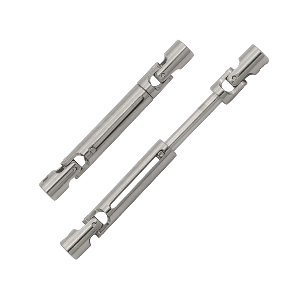 Eje de transmisión de Metal MN78 MN82 LC79, eje de transmisión CVD con manguito de eje de 3mm a 4mm, accesorios de piezas de mejora de coche 1/12 RC
