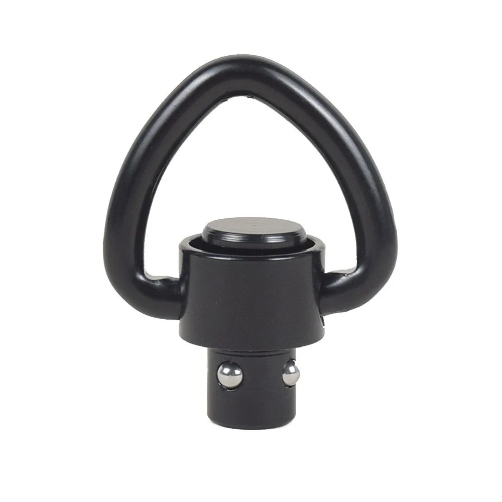 QD M-LOK Adattatore girevole per imbracatura Montaggio su guida Fibbia per imbracatura Cinghia in metallo Cinghia ad anello Montaggio su guida Pulsante in acciaio